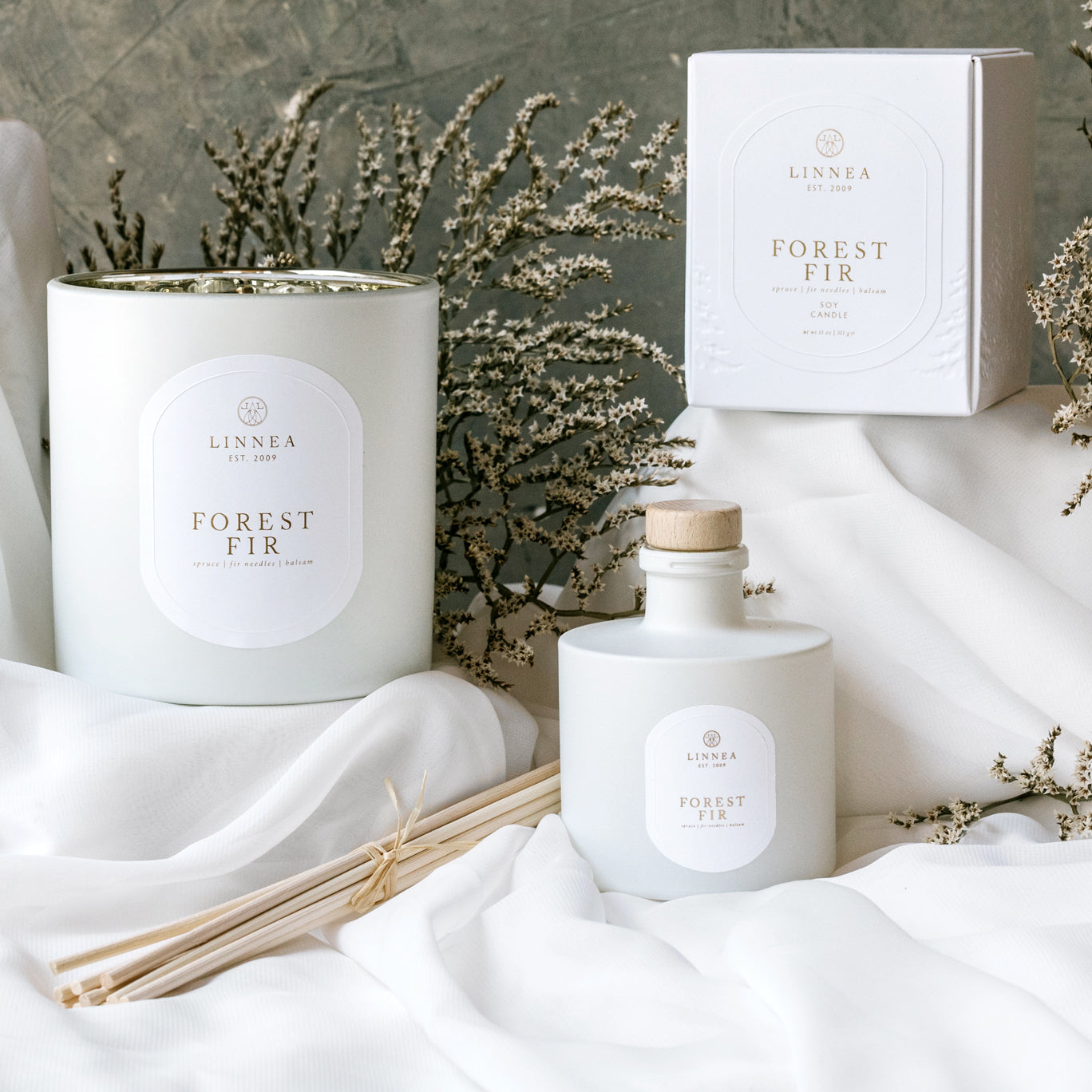 Forest Fir Triple Wick Candle | Linnea