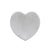 White marble heart shaped soap dish. 