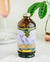 Amber glass bottle of organic small batch fresh Lavender Syrup. Portland Syrups. 