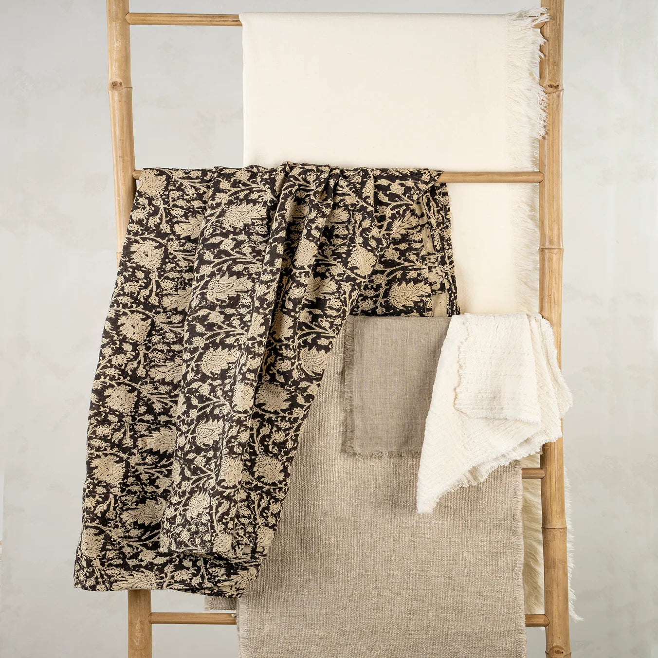 Screen Printed Linen Tablecloth