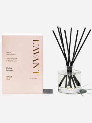 Blushed Bergamot home fragrance reed diffuser. LAVANT Collective. Plant based. 