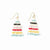 Mini Striped Fringe Earrings