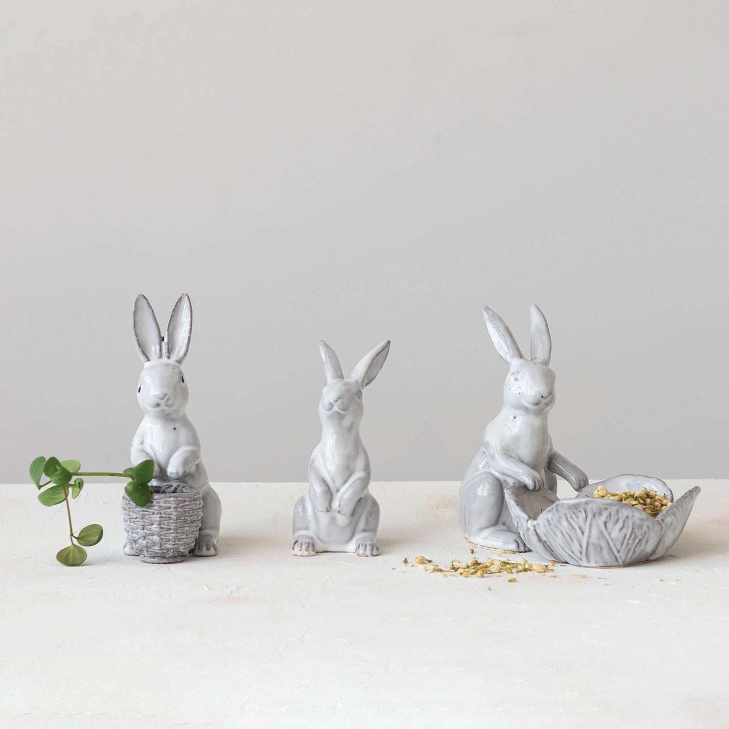 Ceramic Bunny Figurine - Little Obsessed