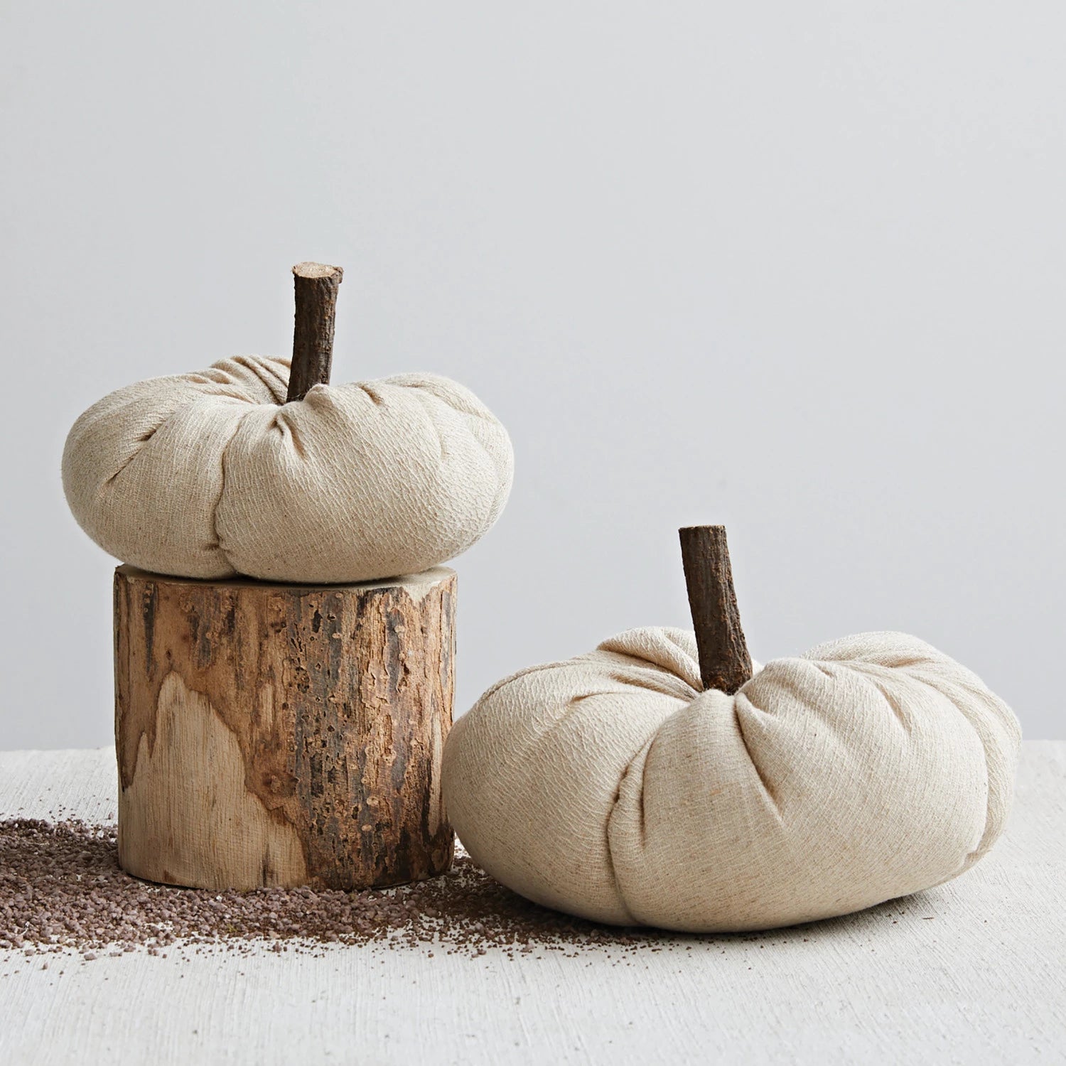 Nutmeg Decorative Fabric Pumpkin