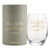 Stemless Holiday Wine Glasses| Holiday