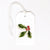 watercolor print of holly berry gift tags. Emily Lex. Holiday stationary. 