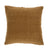 Linen down pillow in Tawny. Hand made in India. 