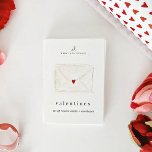 Valentine's Day Notecard Pack | Emily Lex Studio