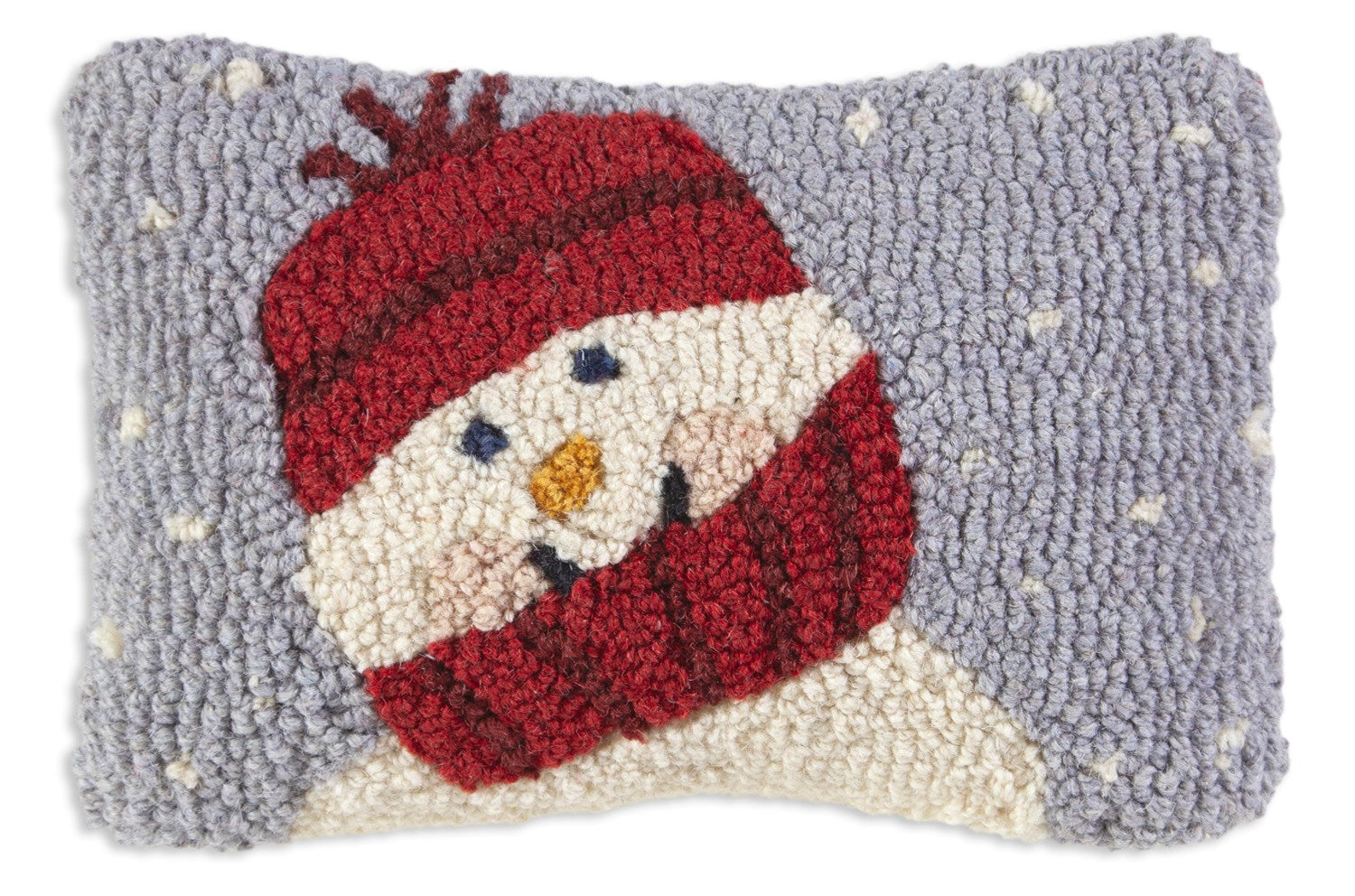 Sweet Little Snowman Wool Pillow| Holiday