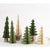 Magnetic Paper Tree display in varying colors and sizes. Honeycomb recycled paper. 