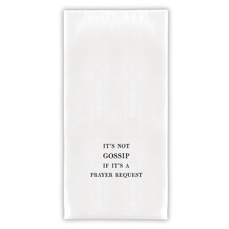 Tea Towel with Script