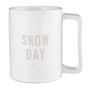 face to face tall snow day mug